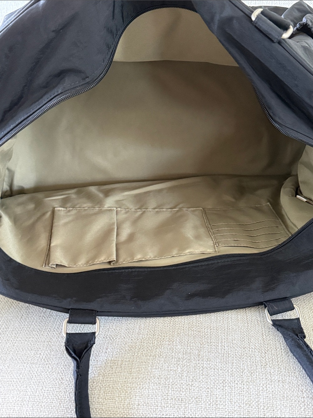 Baggallini Black Duffel Bag with Shoulder Strap